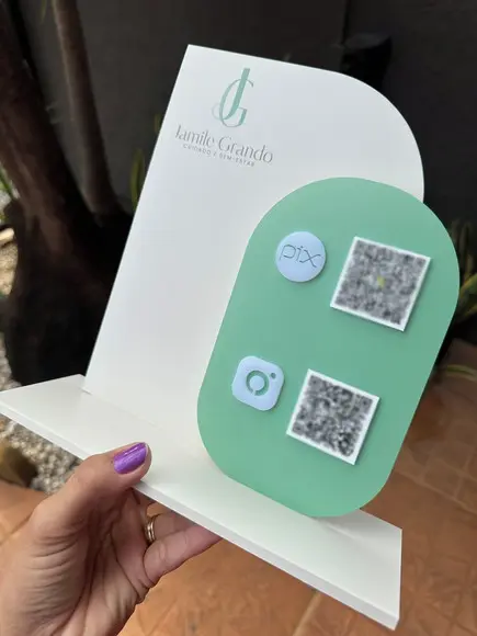 Placa de Pix - Personalizada 2 - Jamile Grando