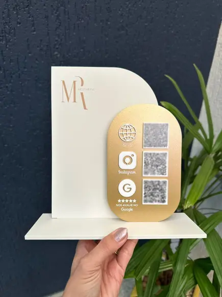 Placa de Pix - Personalizada 2 - Mr Aesthetic