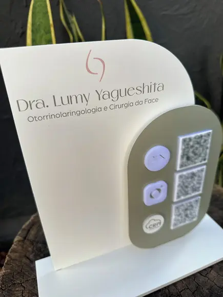 Placa de Pix - Personalizada 2-dra Lumy Otorrinolaringologia
