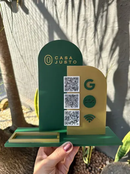 Placa de Pix - Personalizada 4 - Casa Justo
