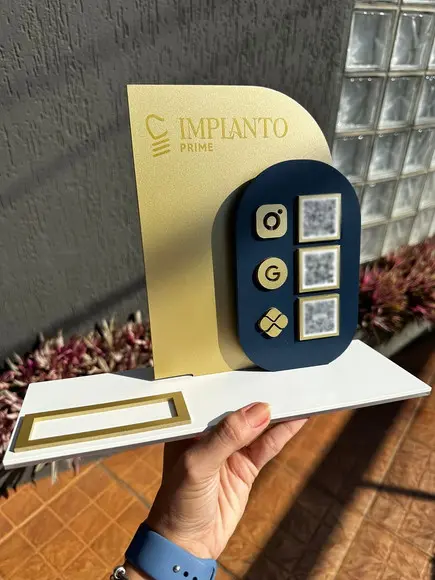 Placa de Pix - Personalizada 4 - Implanto Pime