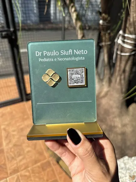 Placa de Pix - Personalizada 8 - Dr Paulo Pediatra