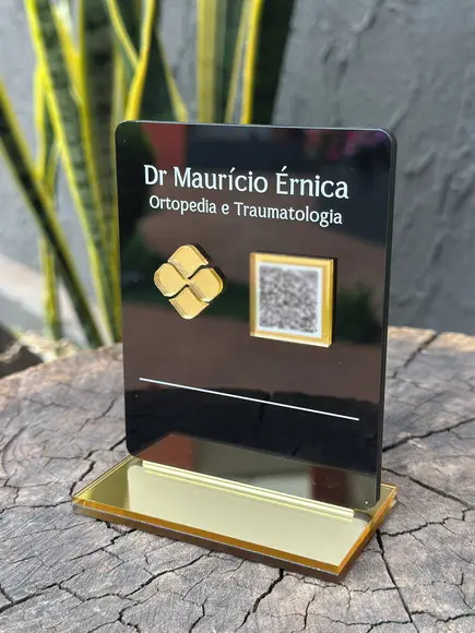 Placa de Pix - Personalizada 8 - Dr. Maurício Ortopedia