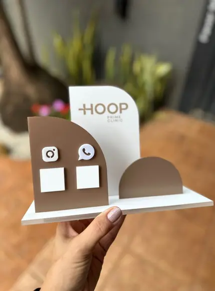 Placa de Pix - Personalizada 9 - Hoop Prime Clinic