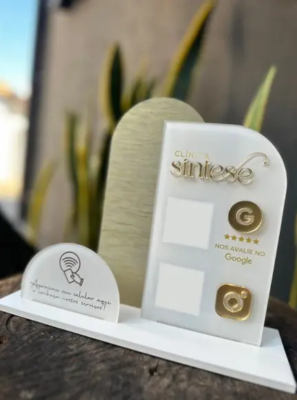 Placa de Pix - Personalizada 9 - Sintese