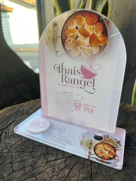 Placa de Pix com Tag Nfc - Personalizada 3