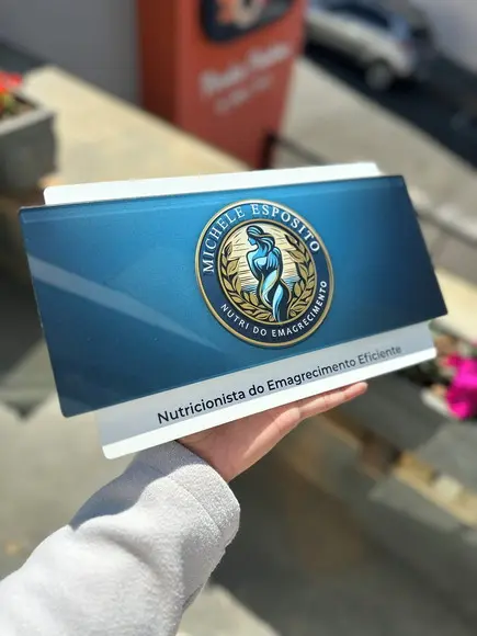 Placa de Sala Modelo Topázio Acrílico 30x17 Adesivo Sobrepos