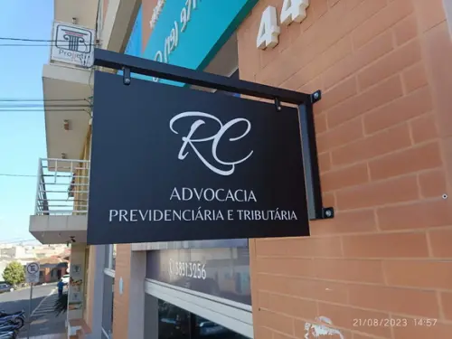 Placa de Sinalização - Frente e Verso 40x60