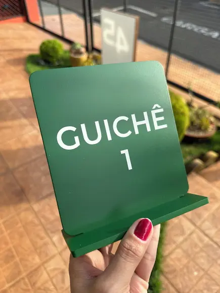 Placa Identificação de Mesa Personalizada