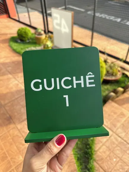 Placa Identificação de Mesa Personalizada