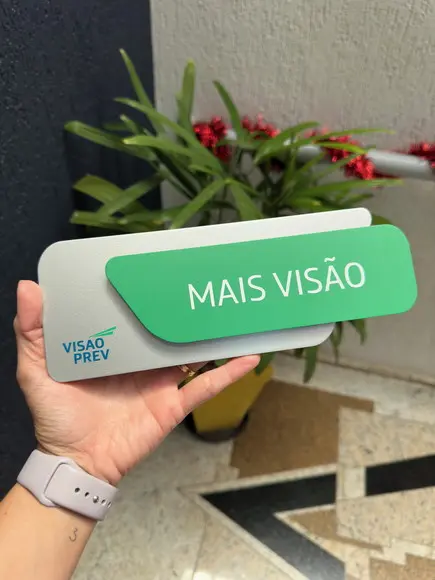 Placa Identificação de Sala - Modelo Adamantium