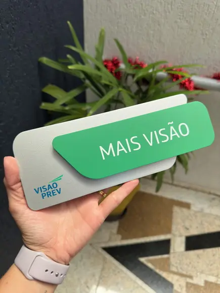 Placa Identificação de Sala - Modelo Adamantium