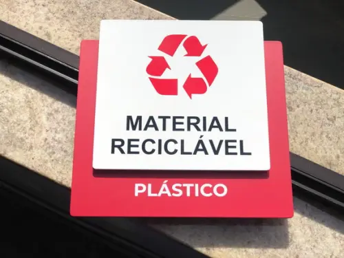 Placa Identificação de Sala - Modelo Ágata 32x26