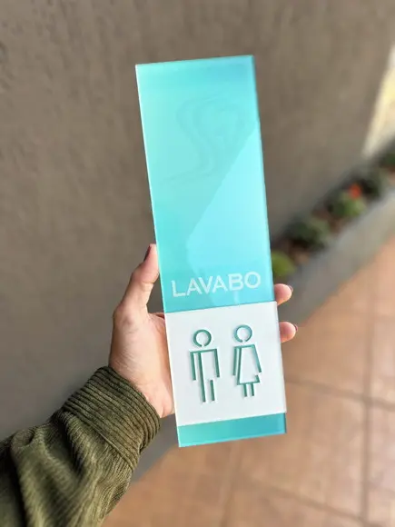 Placa Identificação de Sala - Modelo Fuchsita Acrilico