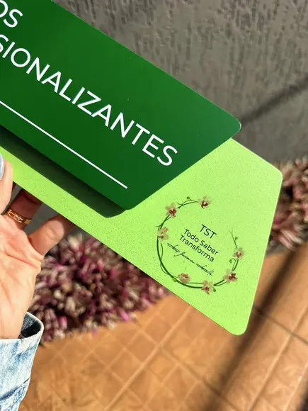 Placa Identificação de Sala - Modelo Onix