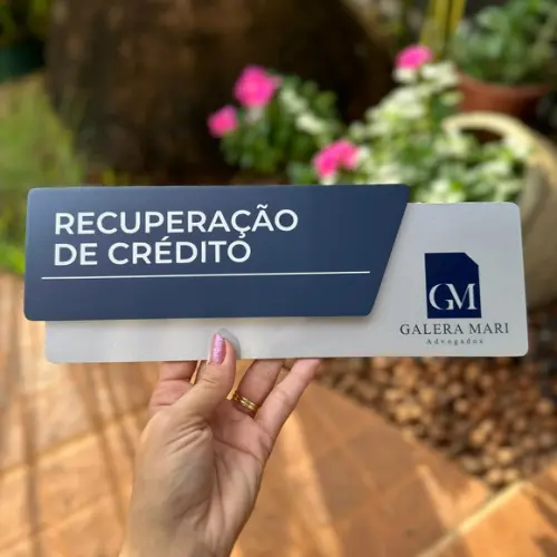Placa Identificação de Sala - Modelo Onix