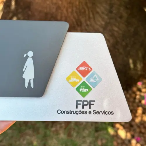 Placa Identificação de Sala - Modelo Onix