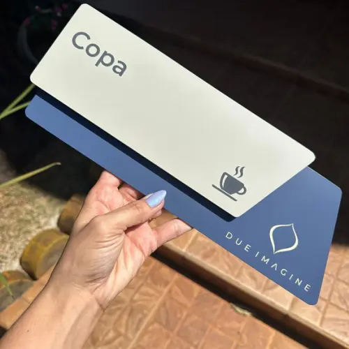 Placa Identificação de Sala - Modelo Onix