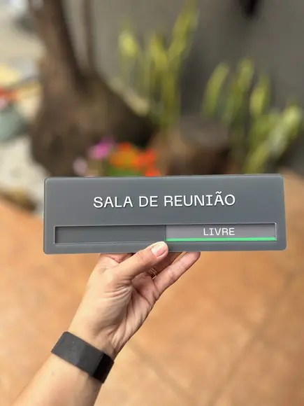 Placa Identificação Porta - Livre Ocupado