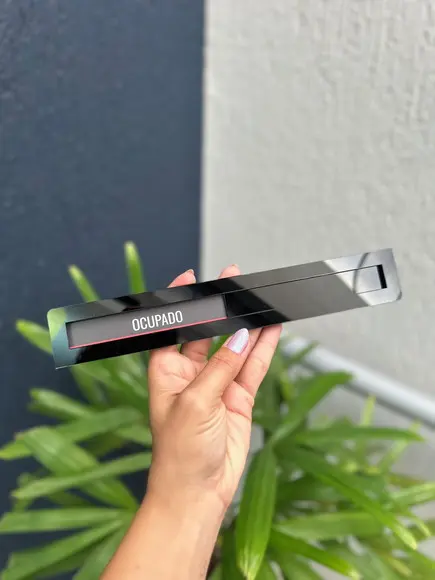 Placa Identificação Porta - Livre Ocupado