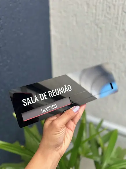 Placa Identificação Porta - Livre Ocupado