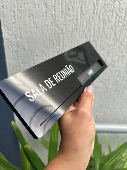 Placa Identificação Porta - Livre Ocupado