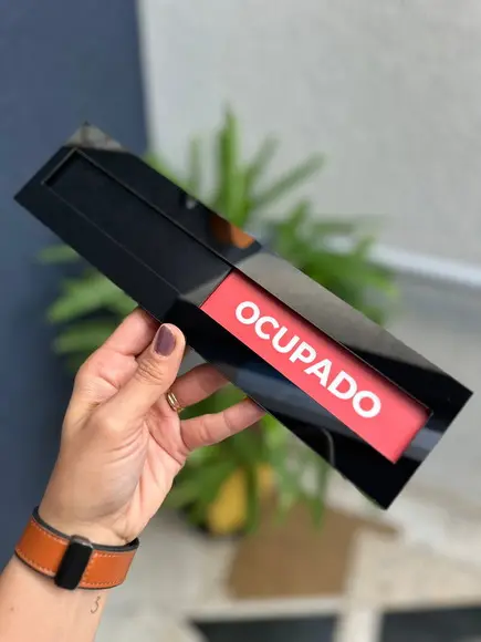 Placa Livre e Ocupado