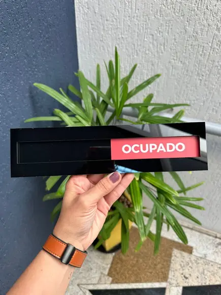 Placa Livre e Ocupado