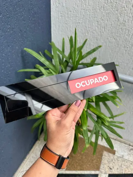 Placa Livre e Ocupado