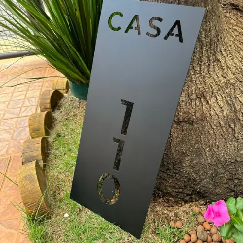 Placa Residencial - Número Casa 70x30