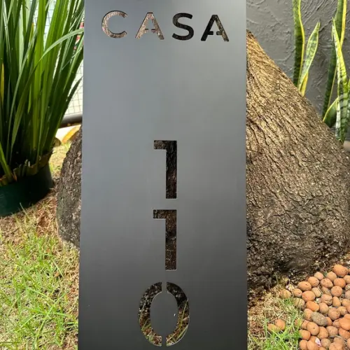 Placa Residencial - Número Casa 70x30