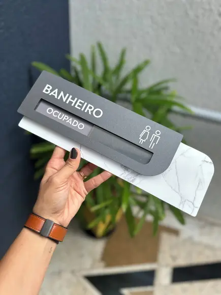 Placas Modelo Ametista e Flash Livre / Ocupado
