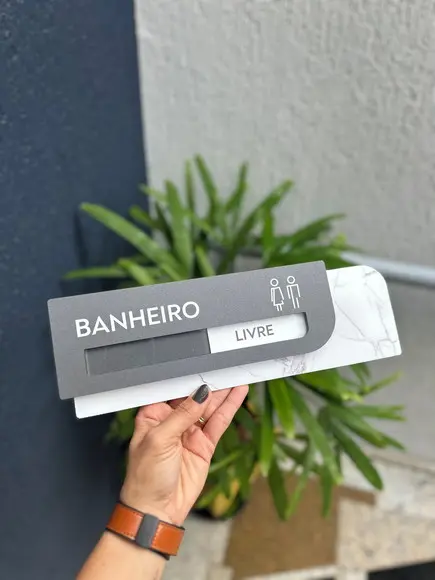 Placas Modelo Ametista e Flash Livre / Ocupado