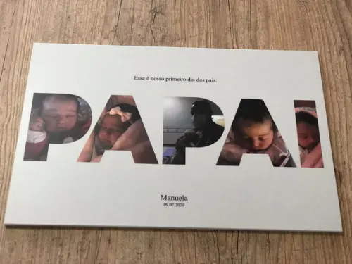 Quadro dia dos pais personalizado