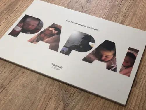 Quadro dia dos pais personalizado