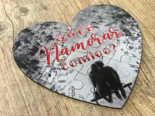 Quebra cabeça - Quer namorar comigo?