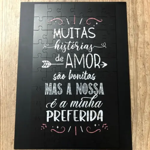 Quebra cabeça Muitas Histórias de Amor