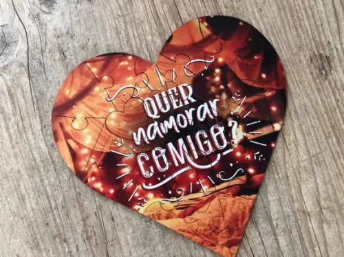 Quebra cabeça quer namorar comigo?