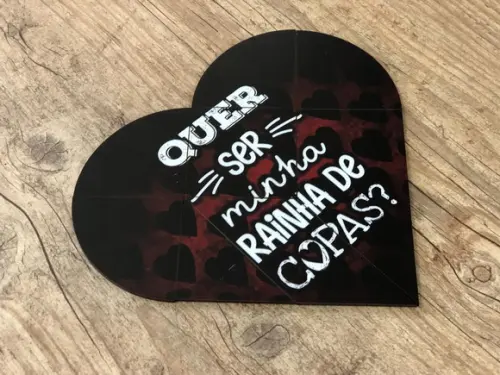 Tangram Quer ser minha rainha de copas