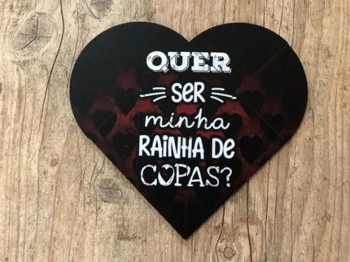 Tangram Quer ser minha rainha de copas