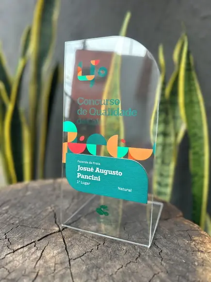 Troféu Homenagem em Acrílico