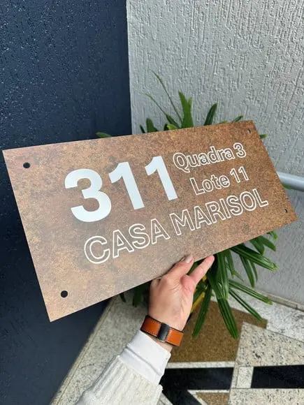 2 Algarismo Personalizado 50cm x 23,5cm + 1 Placa 15x 10cm