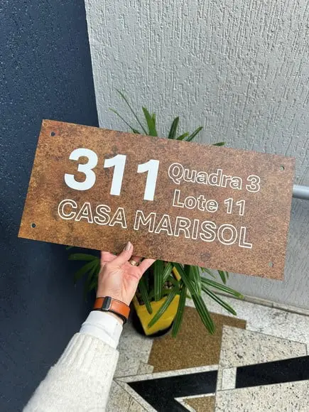 2 Algarismo Personalizado 50cm x 23,5cm + 1 Placa 15x 10cm