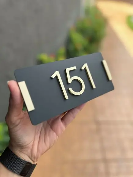 Algarismo Personalizado Apartamento 8x17