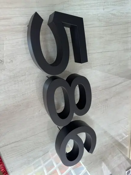 Algarismo Personalizado Galvanizado