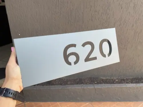 Algarismo Residencial Estruturado - 3 Dígitos 45x15