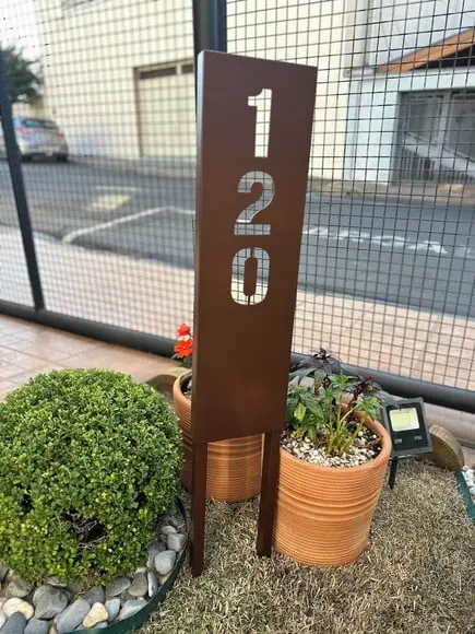 Algarismo Residencial Estruturado - para Jardim 16x60