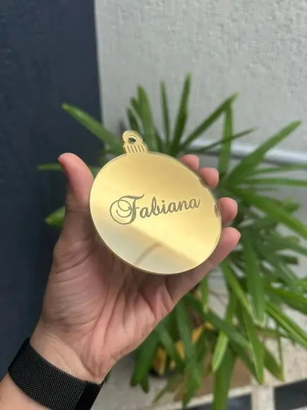 Bolas Enfeite de Natal Personalizado