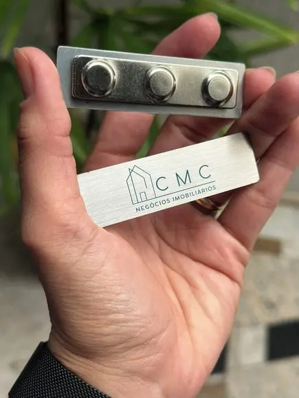 Broche Personalizado Seu Logo Fechamento Ímã