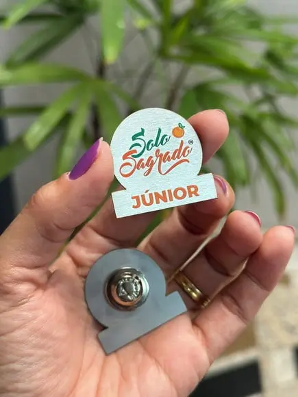 Broche Personalizado Seu Logo Fechamento Ímã